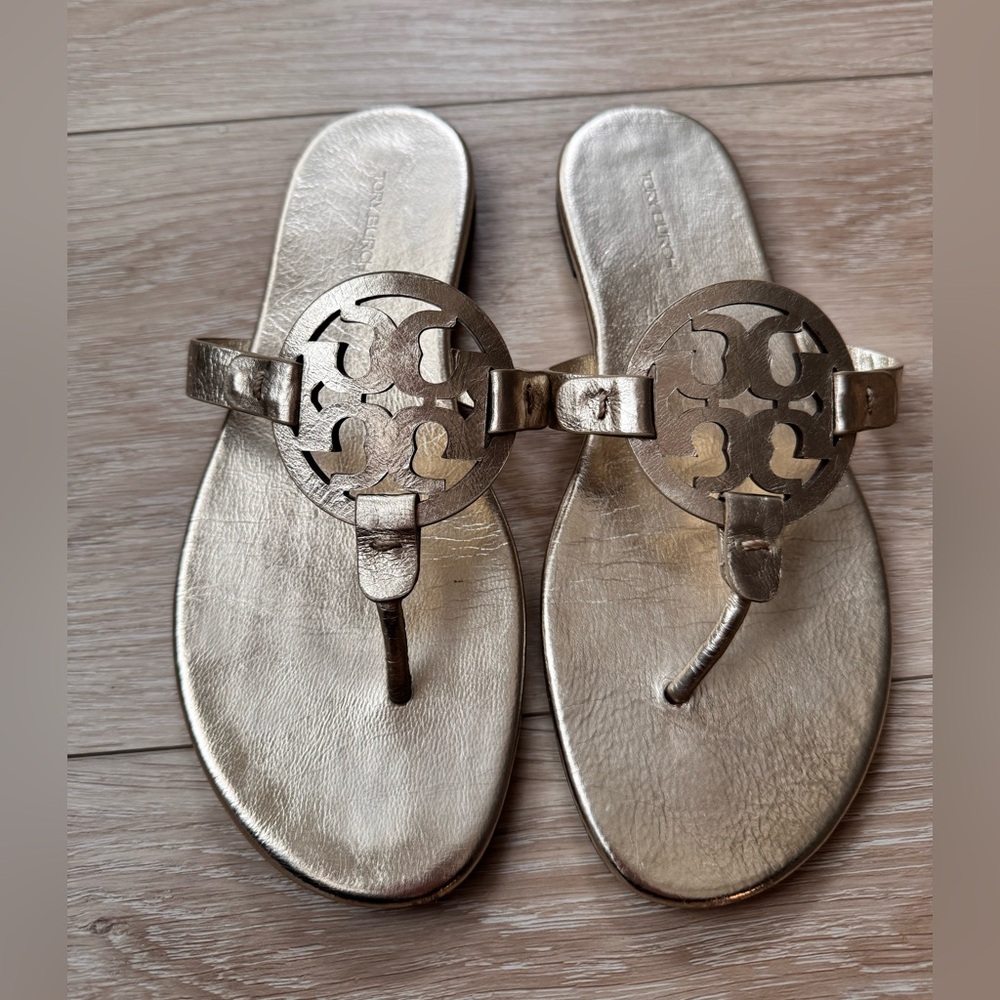 Tory Burch Gold Sandals